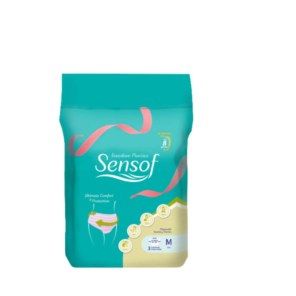 SENSOF LADIES SANITARY PANTIES M 3S