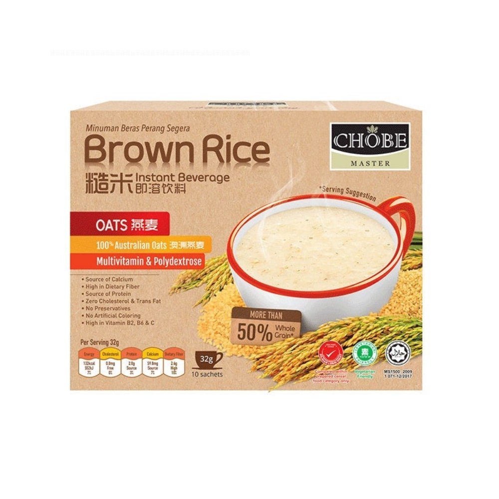 CHOBE MASTER BROWN RICE INSTANT BEVERAGE (OATS) 32G X 10S