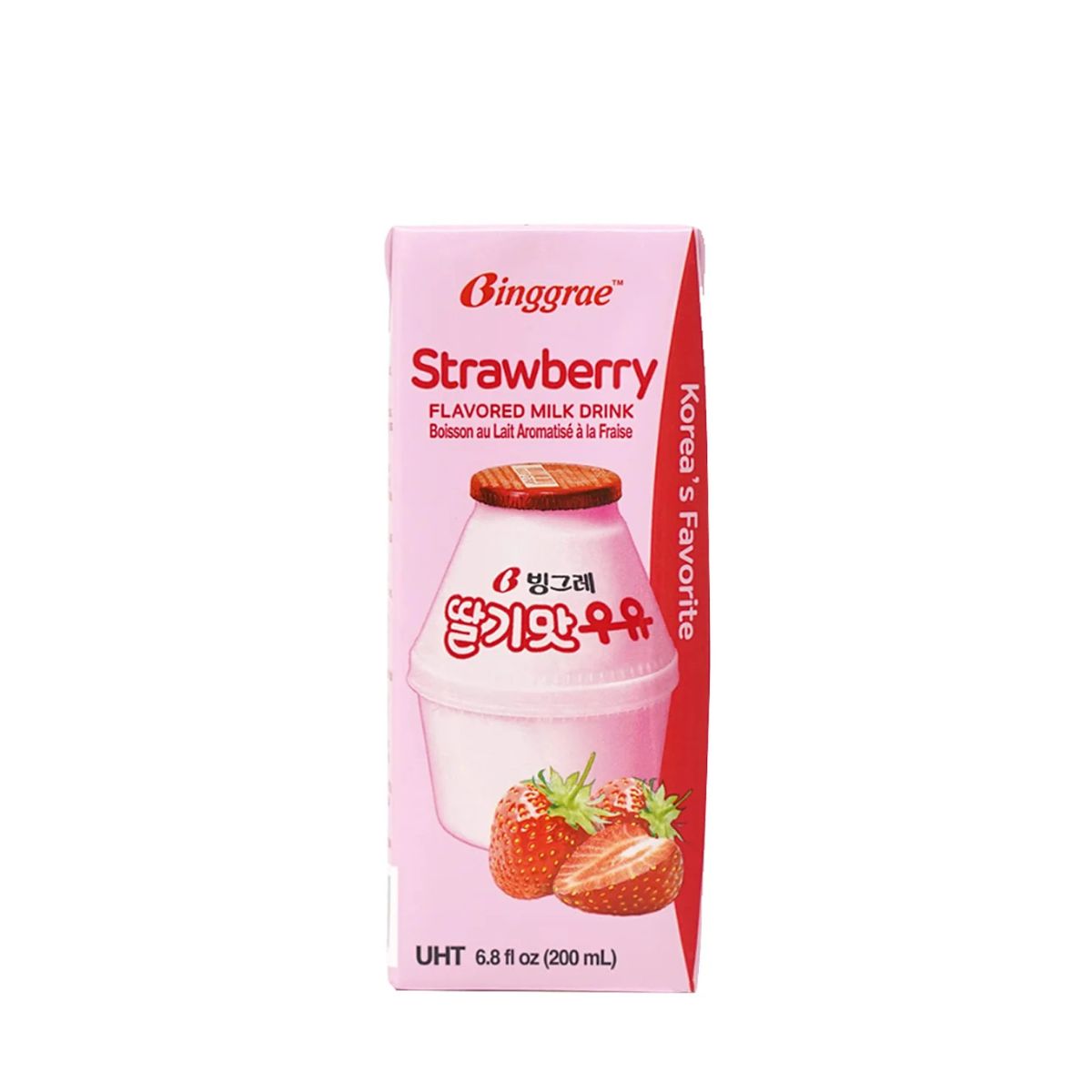 BINGGRAE STRAWBERRY MILK 200ML