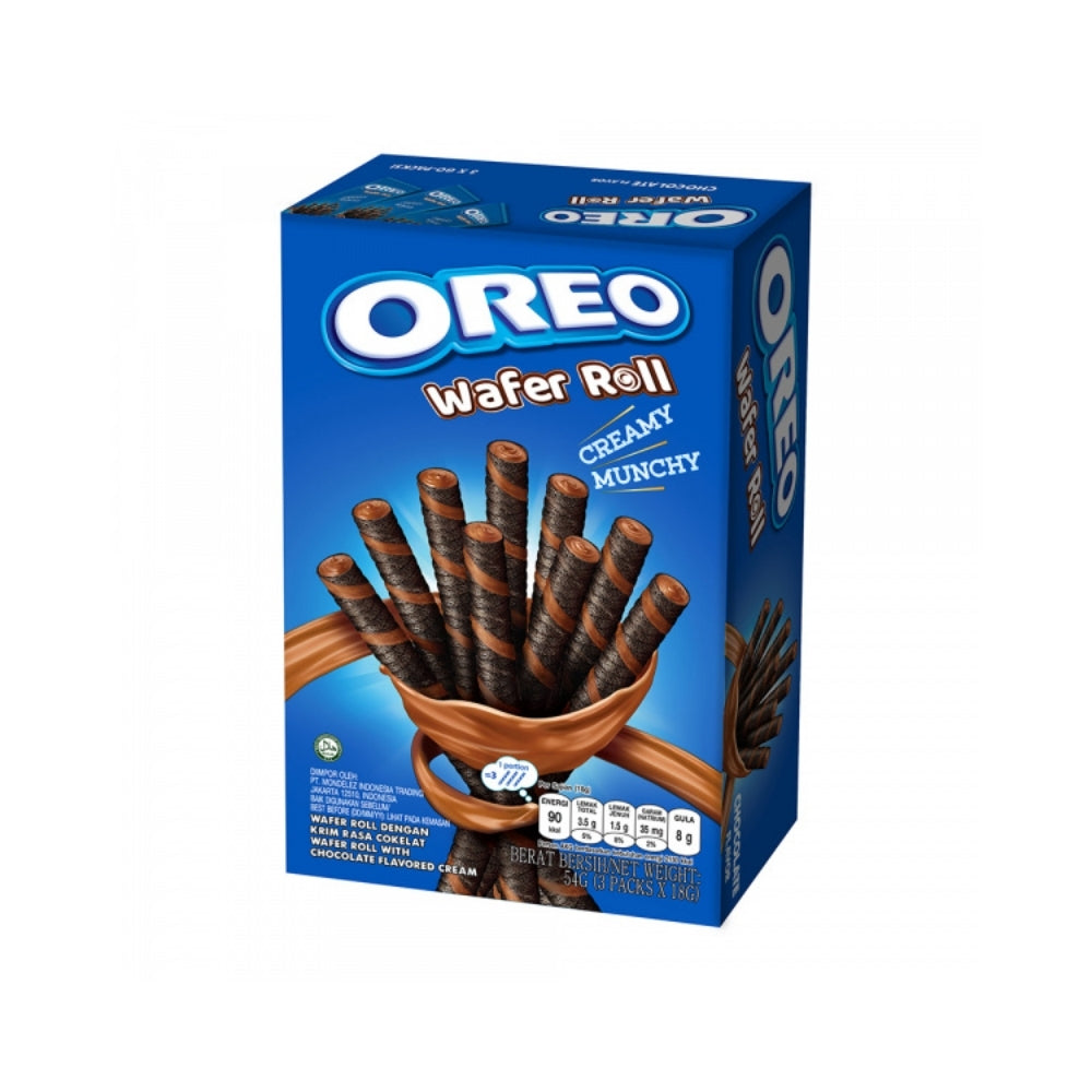 OREO WAFER ROLL CHOCOLATE 54G