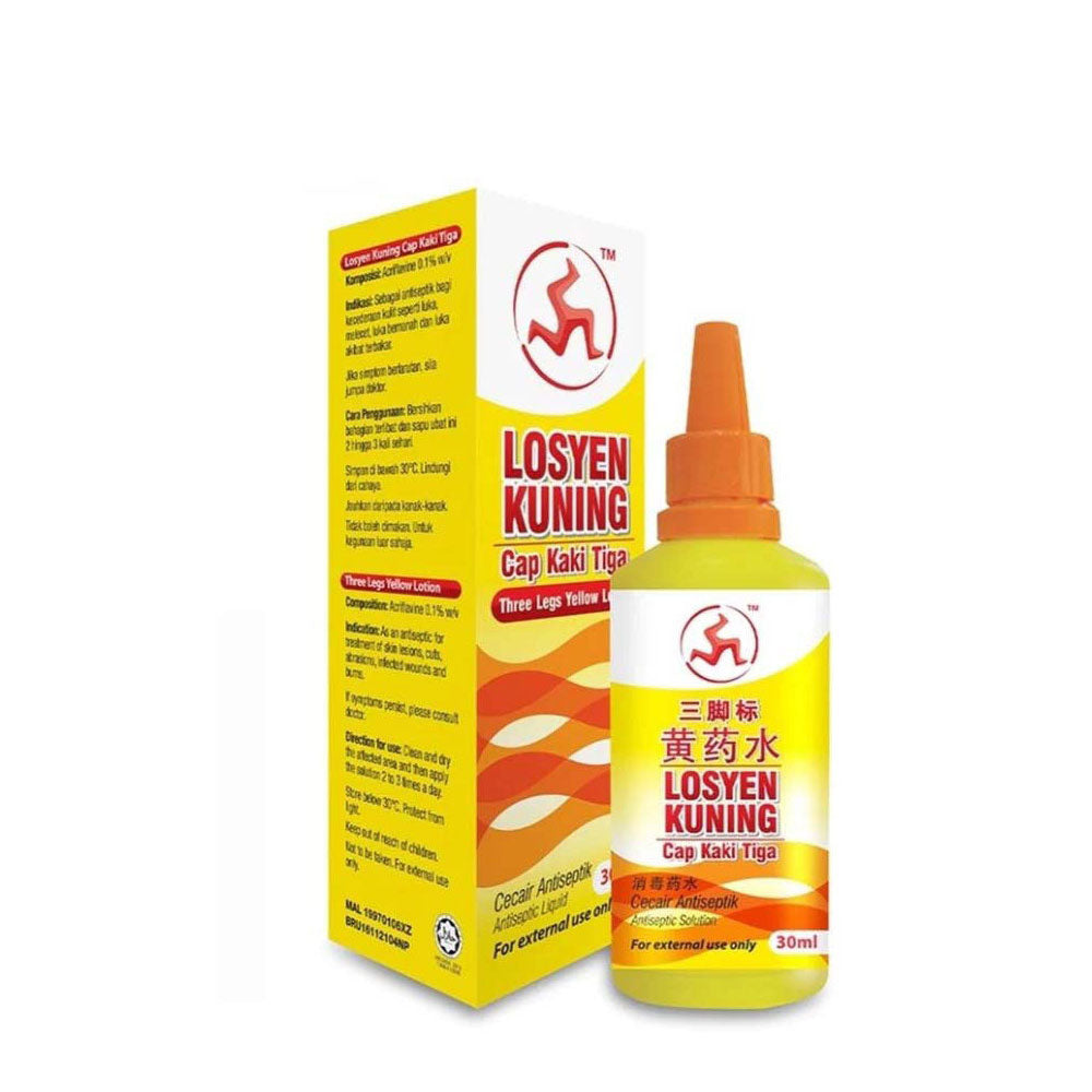 THREE LEGS YELLOW LOTION 30ML