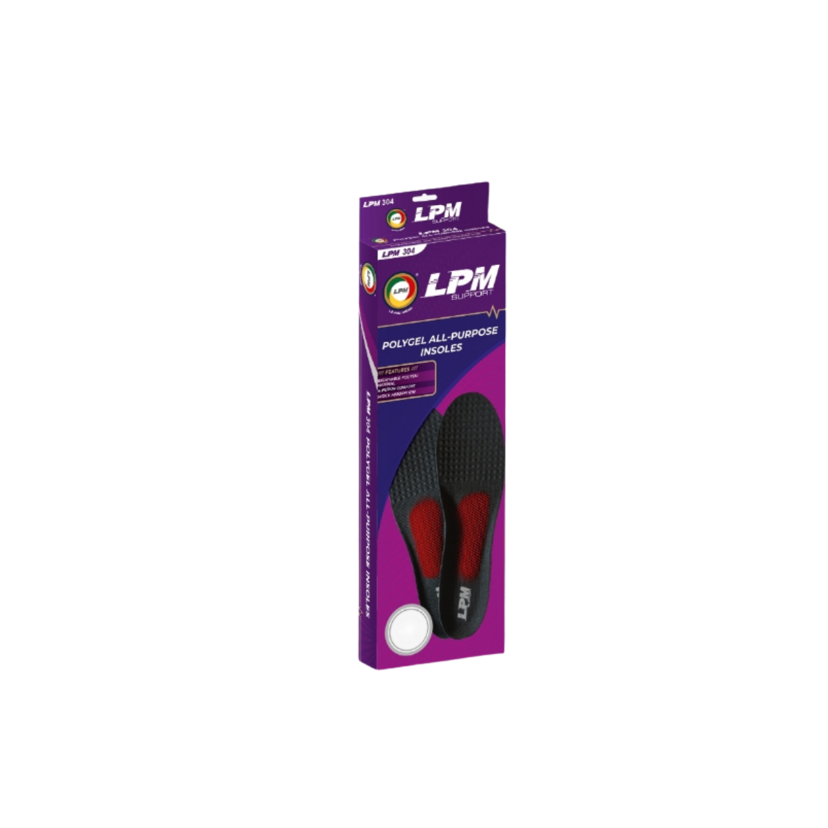 LPM 304 POLYGEL ALL-PURPOSE INSOLES SIZE 6