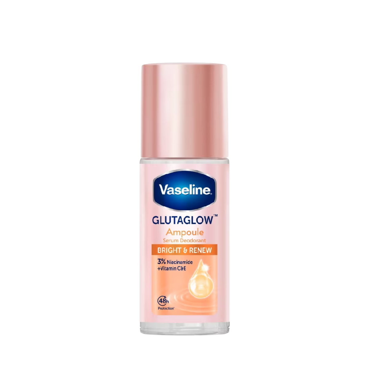 VASELINE GLUTAGLOW SERUM DEODORANT ROLL ON BRIGHT & RENEW 45ML