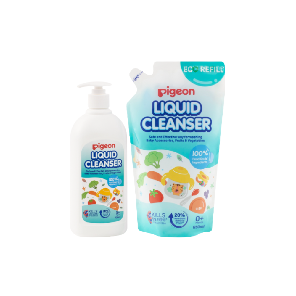PIGEON LIQUID CLEANSER 700ML PUMP+REFILL 12819 26891