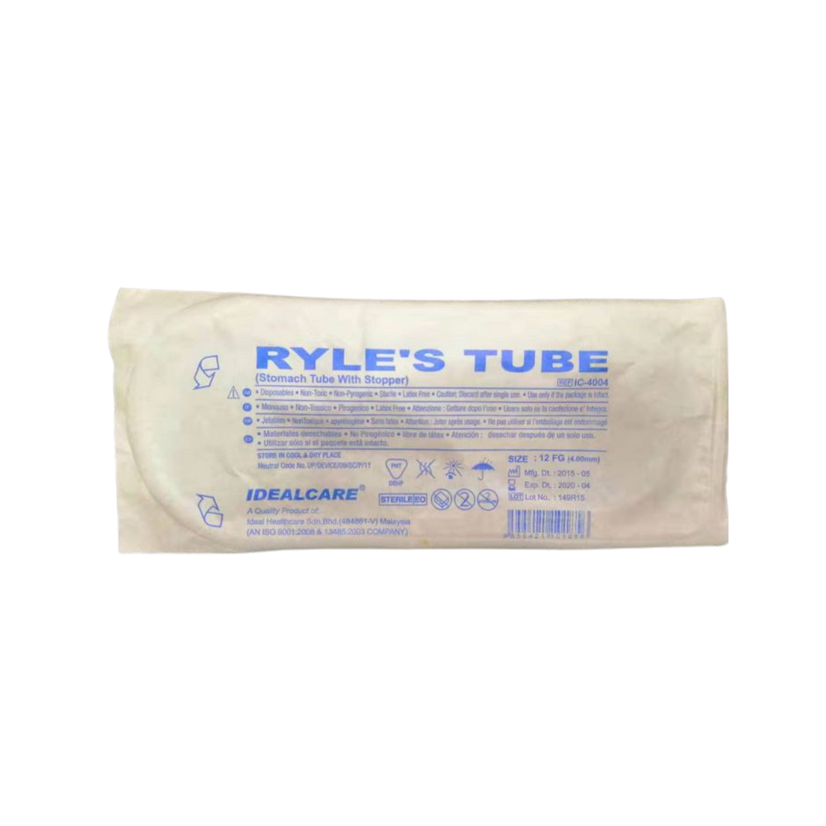 IDEALCARE RYLES TUBE 12FG