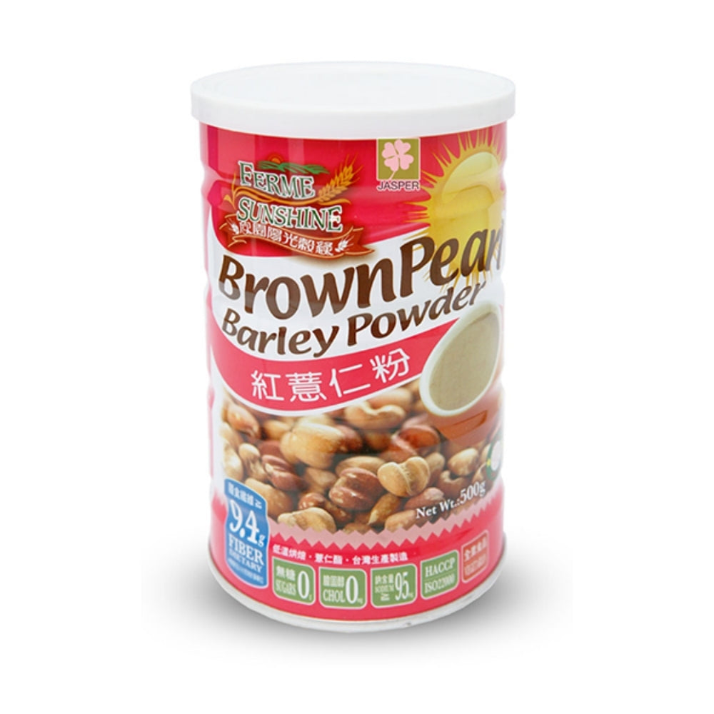 FERME SUNSHINE BROWN PEARL BARLEY POWDER 500G
