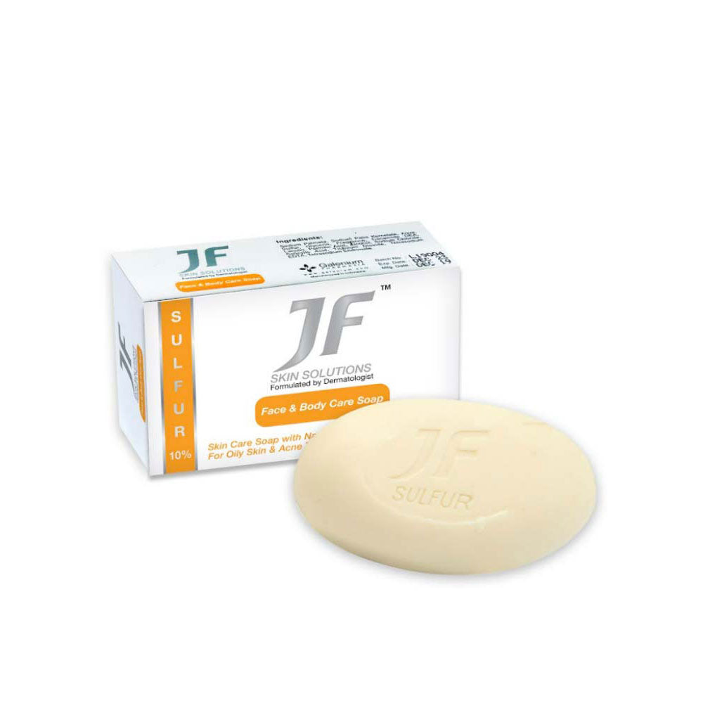 JF SULFUR 10% ANTI-ACNE FACE & BODY CARE SOAP 100G