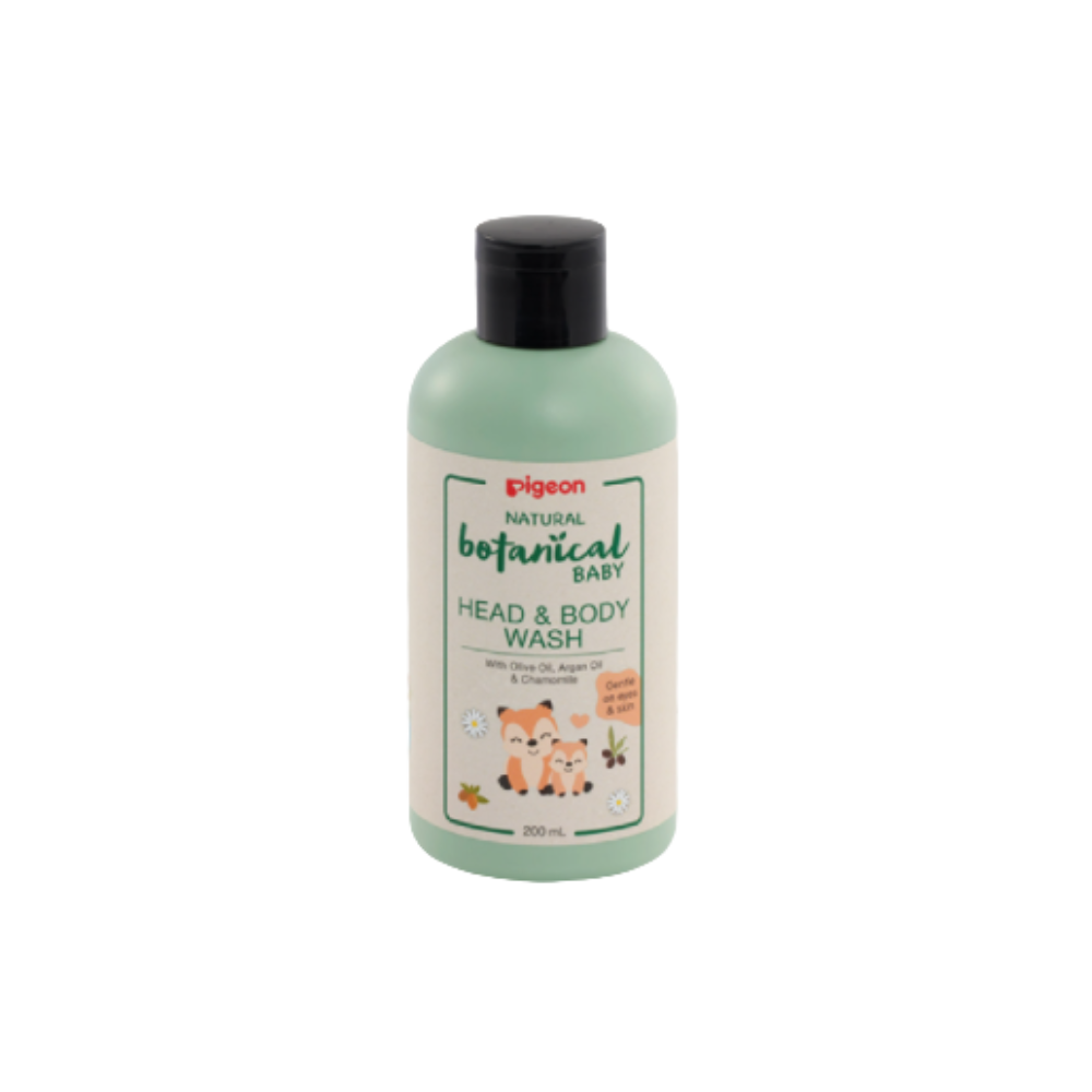 PIGEON NATURAL BOTANICAL BABY HEAD & BODY WASH 200ML (PG78409)