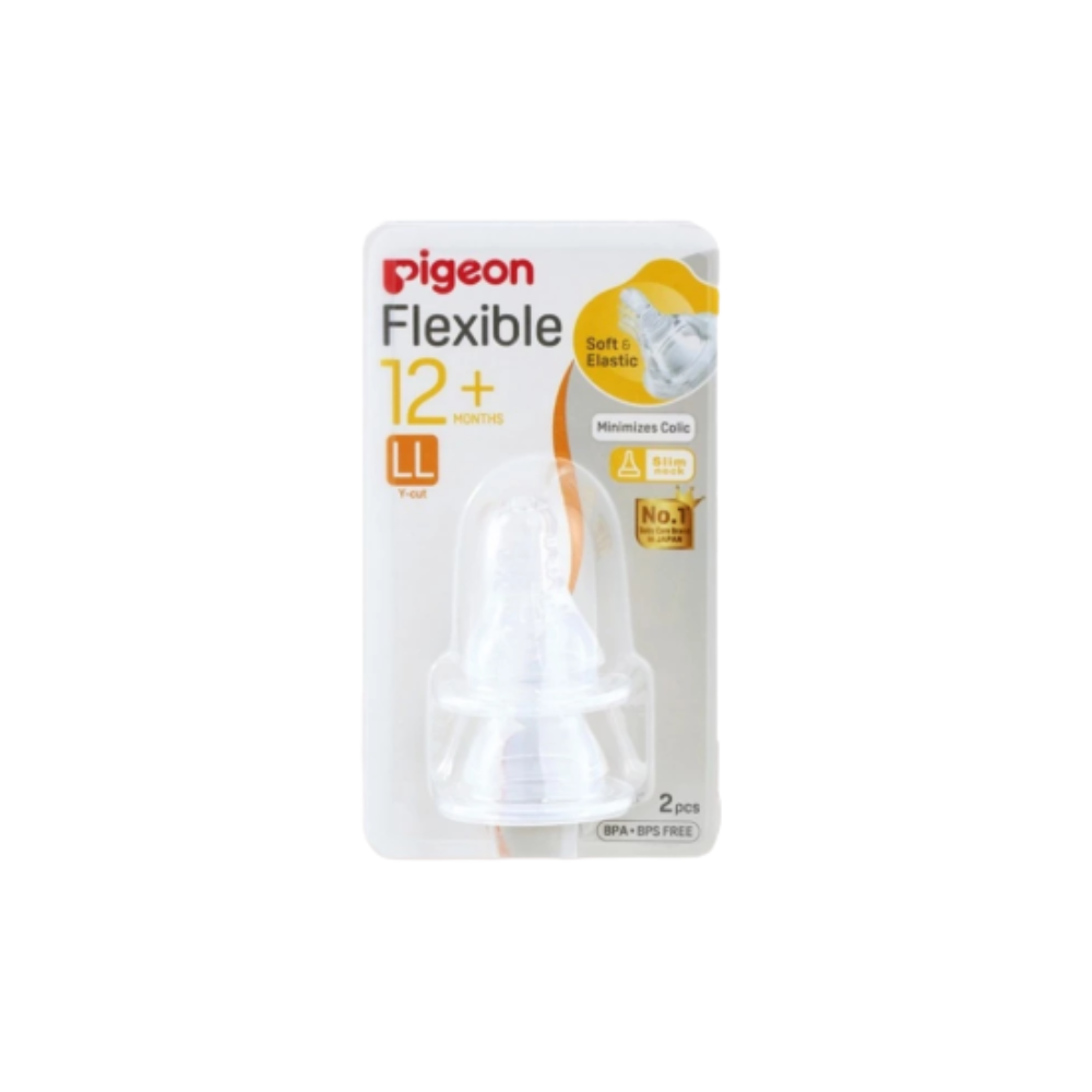 PIGEON PERISTALTIC SILICONE NIPPLE LL 2S (PG79344)