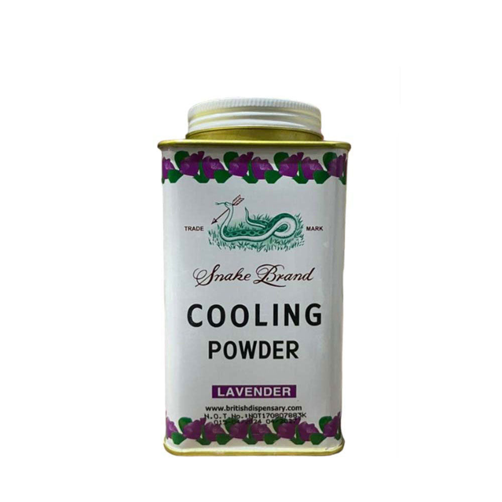 SNAKE BRAND PRICKLY HEAT POWDER LAVENDAR 150G