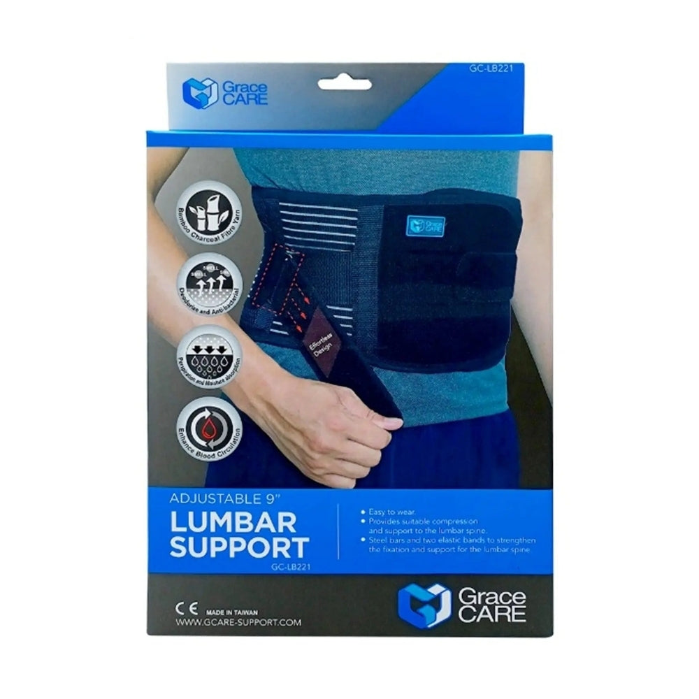 GRACE CARE EFFORTLESS 9' LUMBAR SUPPORTGC-LB221 SIZE XL