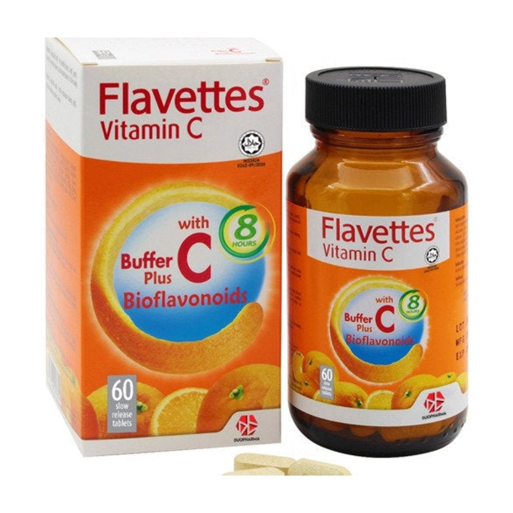 FLAVETTES BUFFER C W BIOFLAVONOIDS 60'S