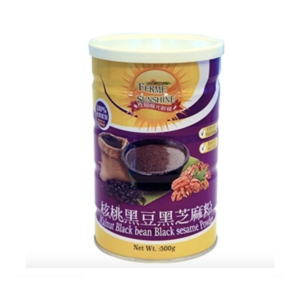 FERME SUNSHINE WALNUT BLACK BEAN BLACK SESAME POWDER 500G