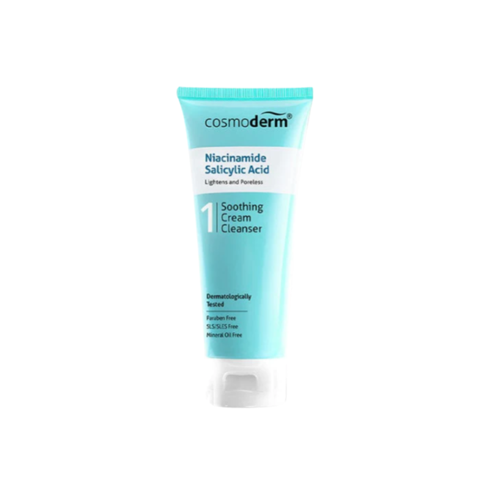 COSMODERM NIACINAMIDE SOOTHING CREAM CLEANSER 125ML