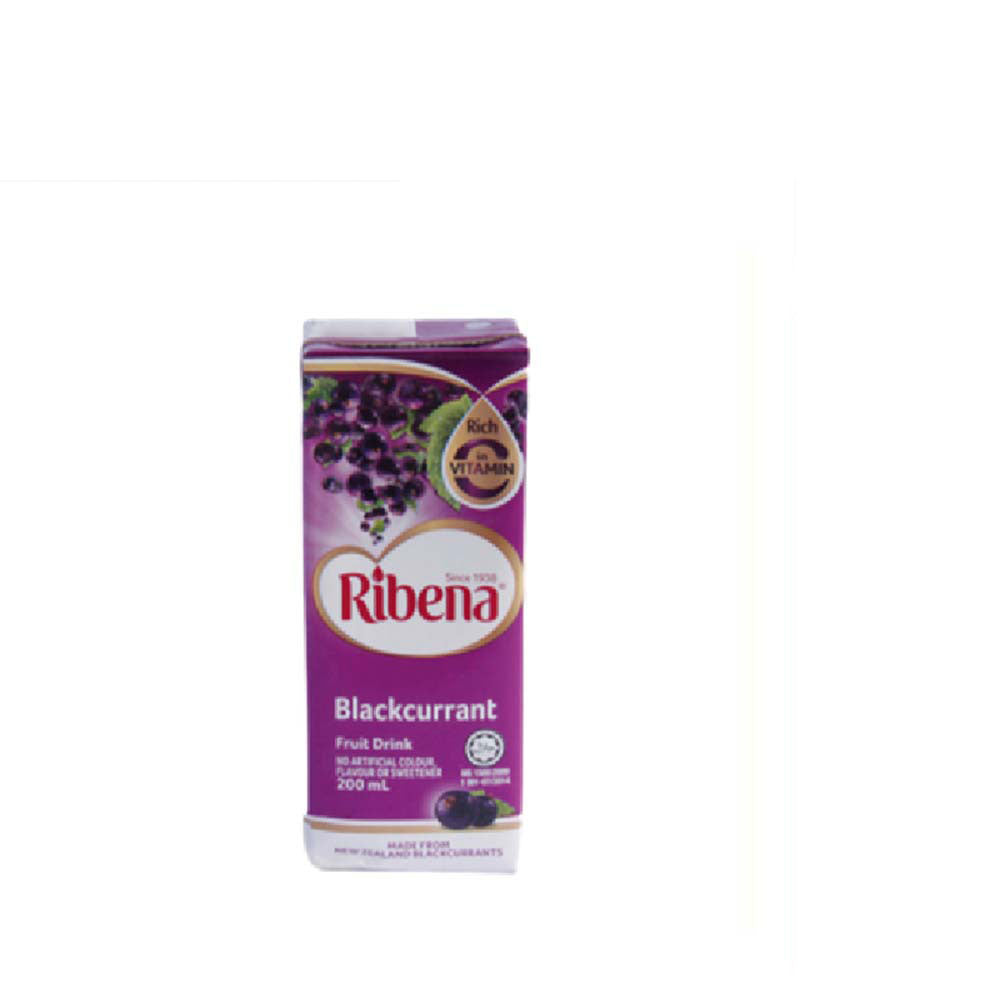RIBENA BLACKCURRANT FRUIT DRINK 200ML
