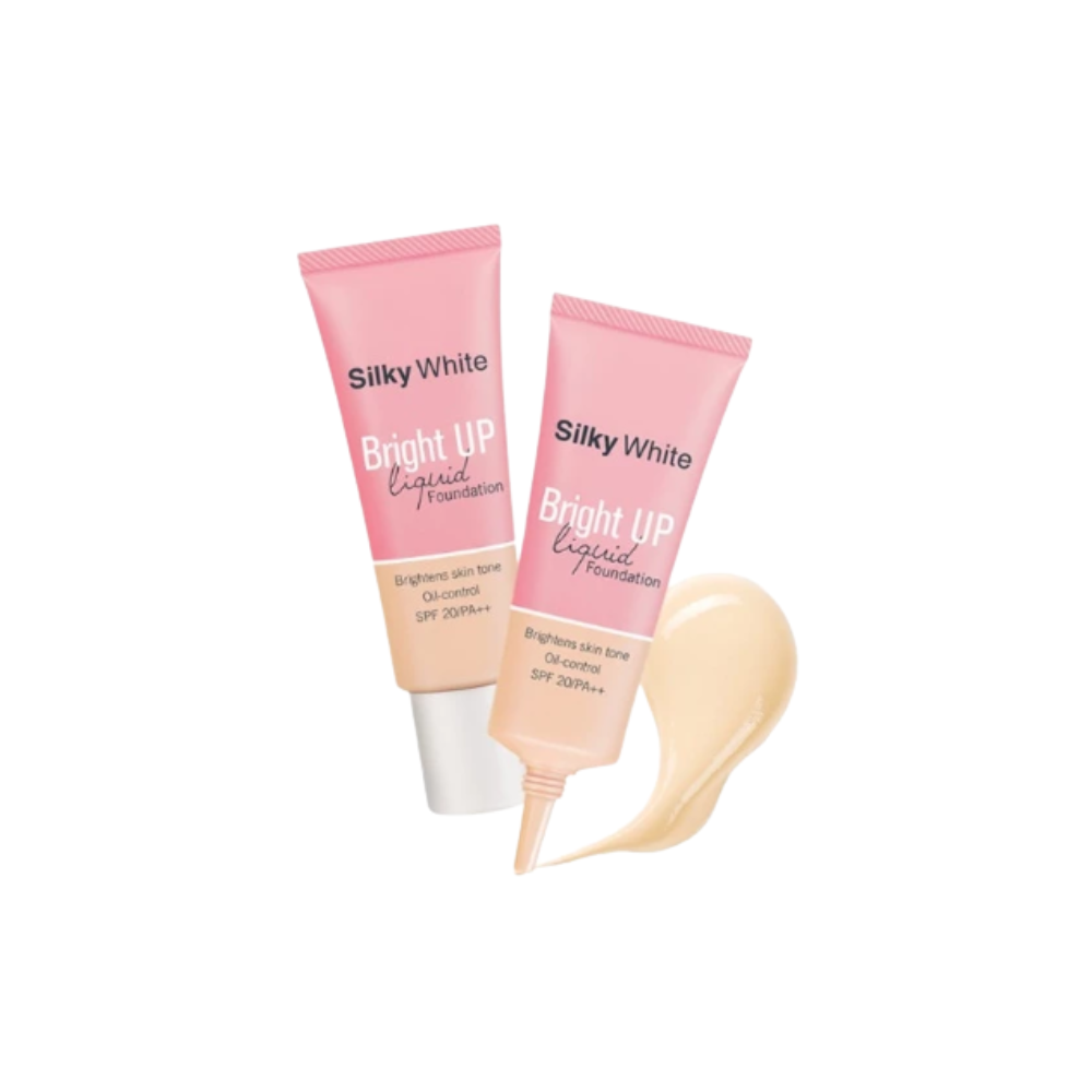 SILKY WHITE BRIGHT UP LIQUID FOUNDATION 01 NATURAL WHITE 25ML