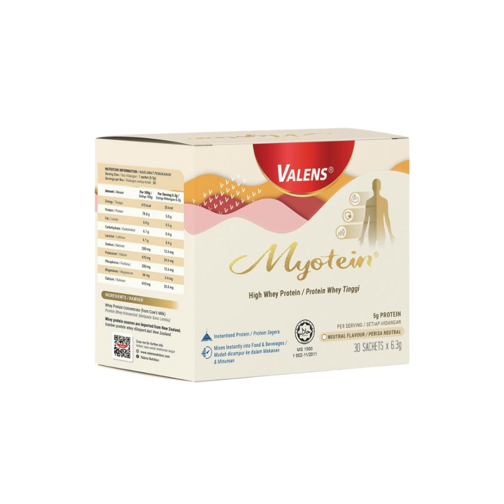 VALENS MYOTEIN HIGH WHEY PROTEIN 6.3G 30S