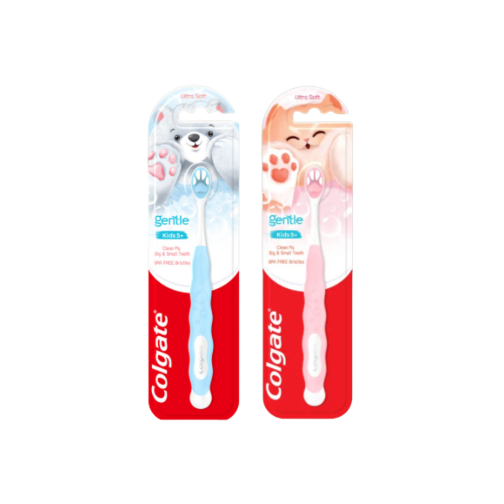 COLGATE KIDS TOOTHBRUSH FLUFFY PAW (5+YEARS) 1S