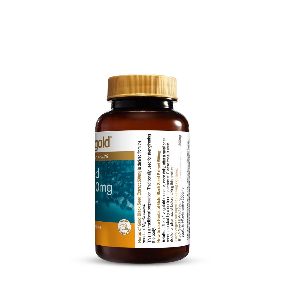 HERBS OF GOLD BLACK SEED EXTRACT 500MG 30S