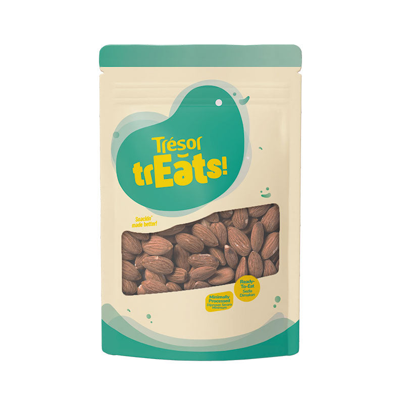 TRESOR ROASTED & SMOKED BBQ ALMONDS 150G