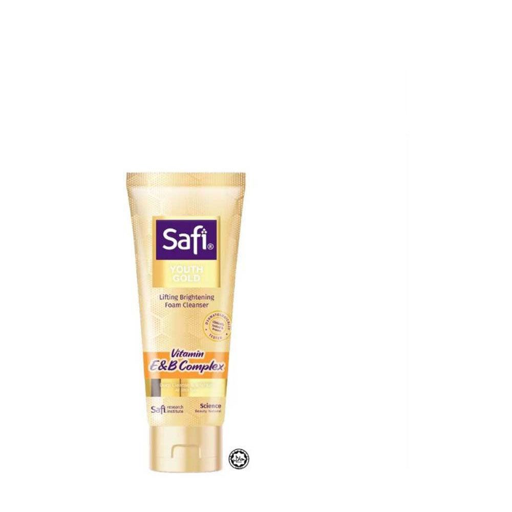 SAFI YOUTH GOLD LIFTING BRIGHTENING FOAM CLEANSER 100G