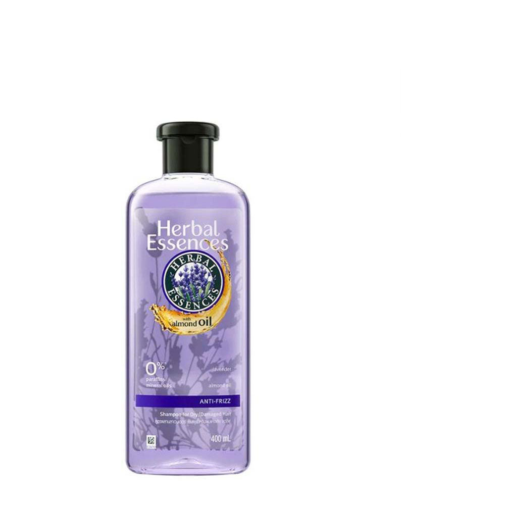 HERBAL ESSENCES ANTI FRIZZ LAVENDER WITH ALMOND OIL SHAMPOO 400ML