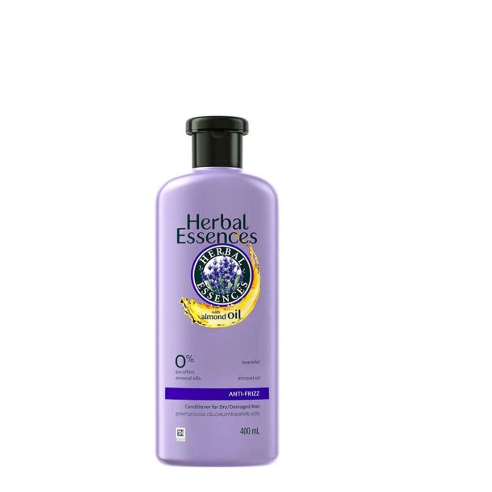 HERBAL ESSENCES ANTI FRIZZ LAVENDER WITH ALMOND OIL CONDITIONER 400ML