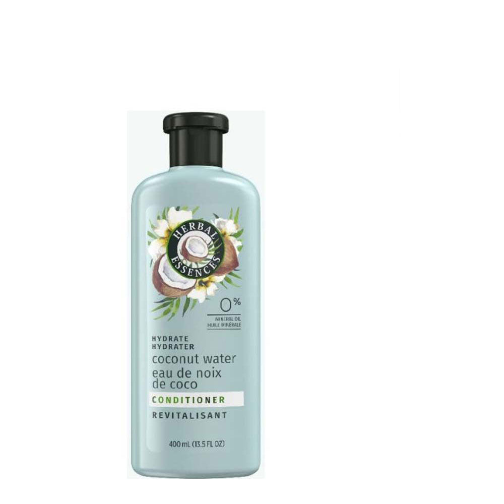 HERBAL ESSENCES HYDRATED AND REFRESHED COCONUT WATER CONDITIONER 400ML