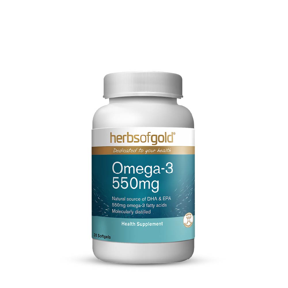 HERBS OF GOLD OMEGA-3 550MG 30S