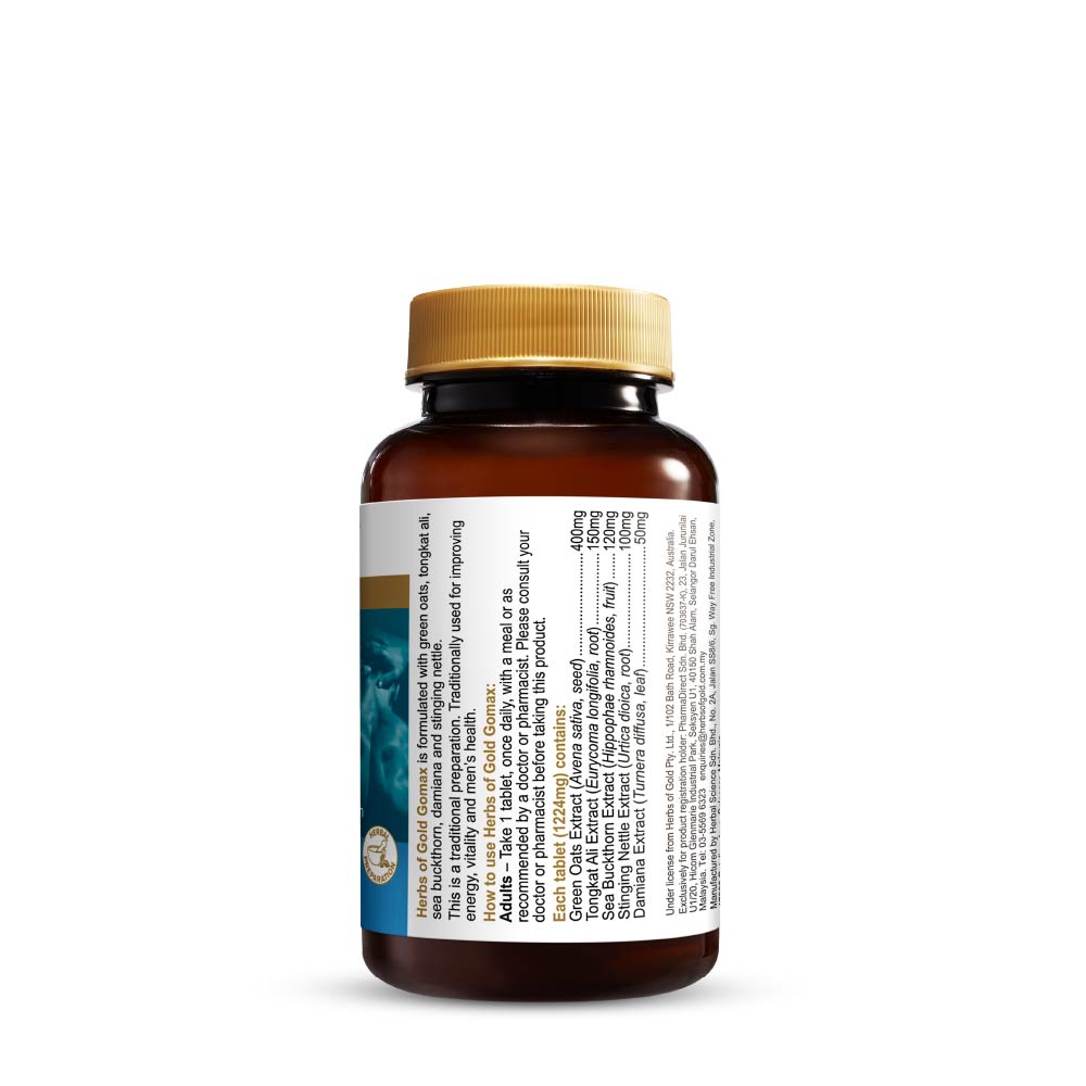 HERBS OF GOLD GOMAX 30S