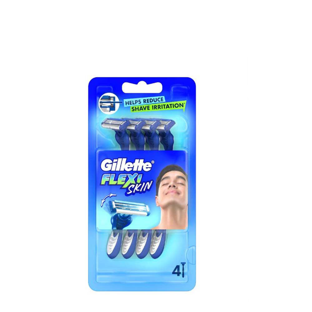GILLETTE FLEXI SKIN DISPOSABLE RAZOR 4S