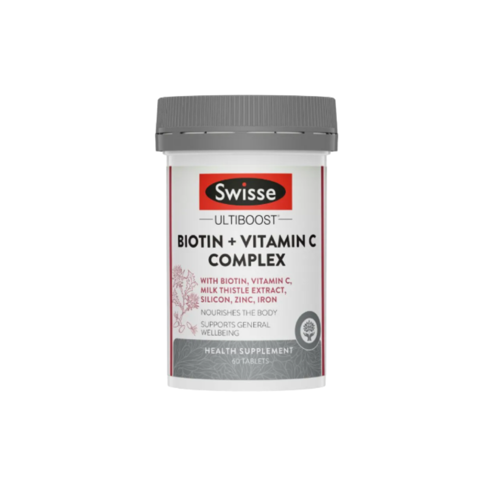 SWISSE ULTIBOOST BIOTIN + VITAMIN C COMPLEX 60S