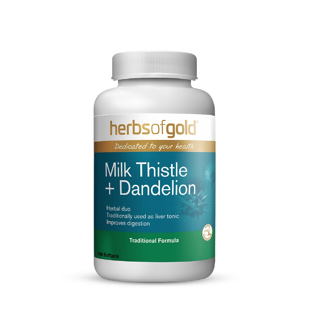 HERBS OF GOLD MILK THISTLE + DANDELION 100S