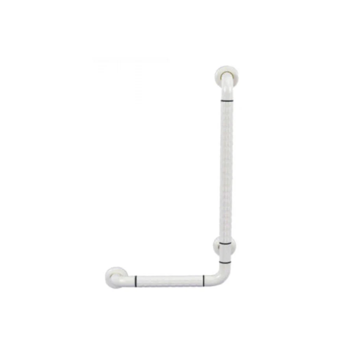 HOSPIGUARD STAINLESS STEEL L-SHAPED SHOWER GRAB BAR