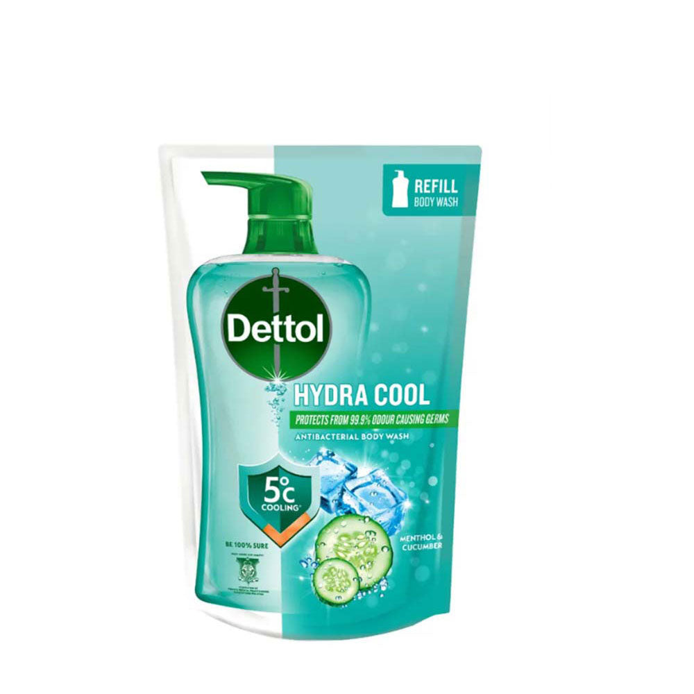 DETTOL SHOWER GEL HYDRA COOL MENTHOL CUCUMBER REFILL 800G