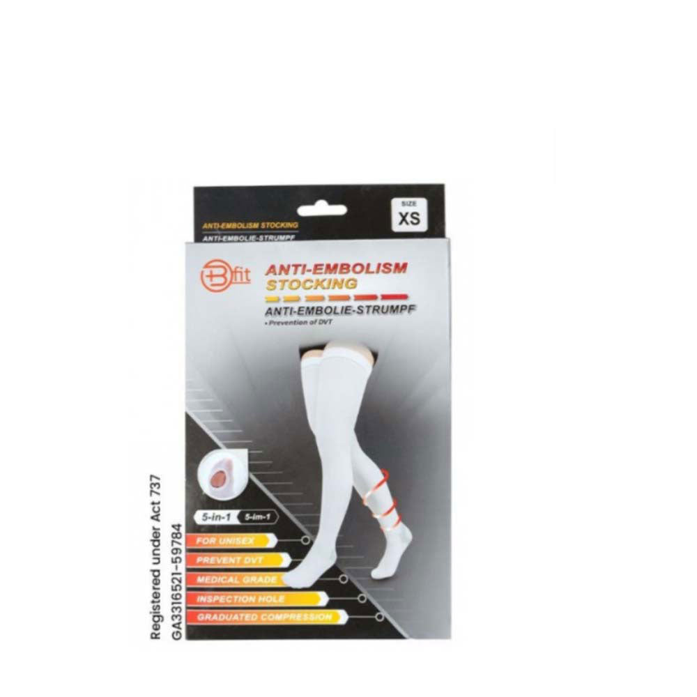 BFIT 5IN1 ANTI-EMBOLISM STOCKING 18MMHG THIGH HIGH E164 SIZE XS