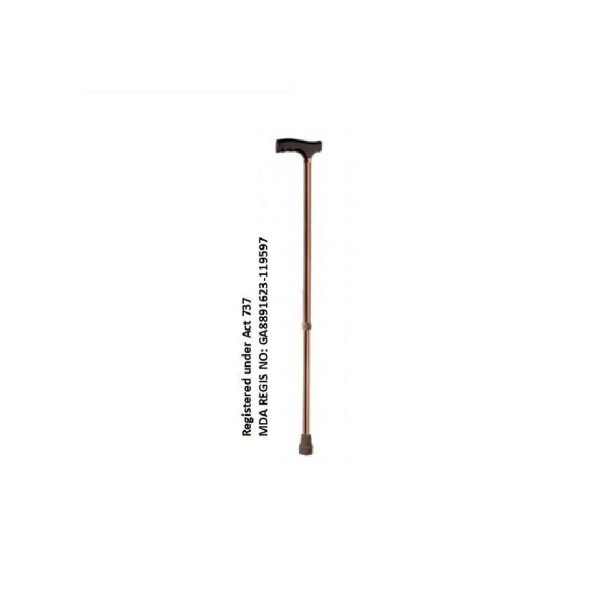 HOSPIGUARD FOLDABLE WALKING STICK WITH ADJUSTABLE HEIGHT MY09271L