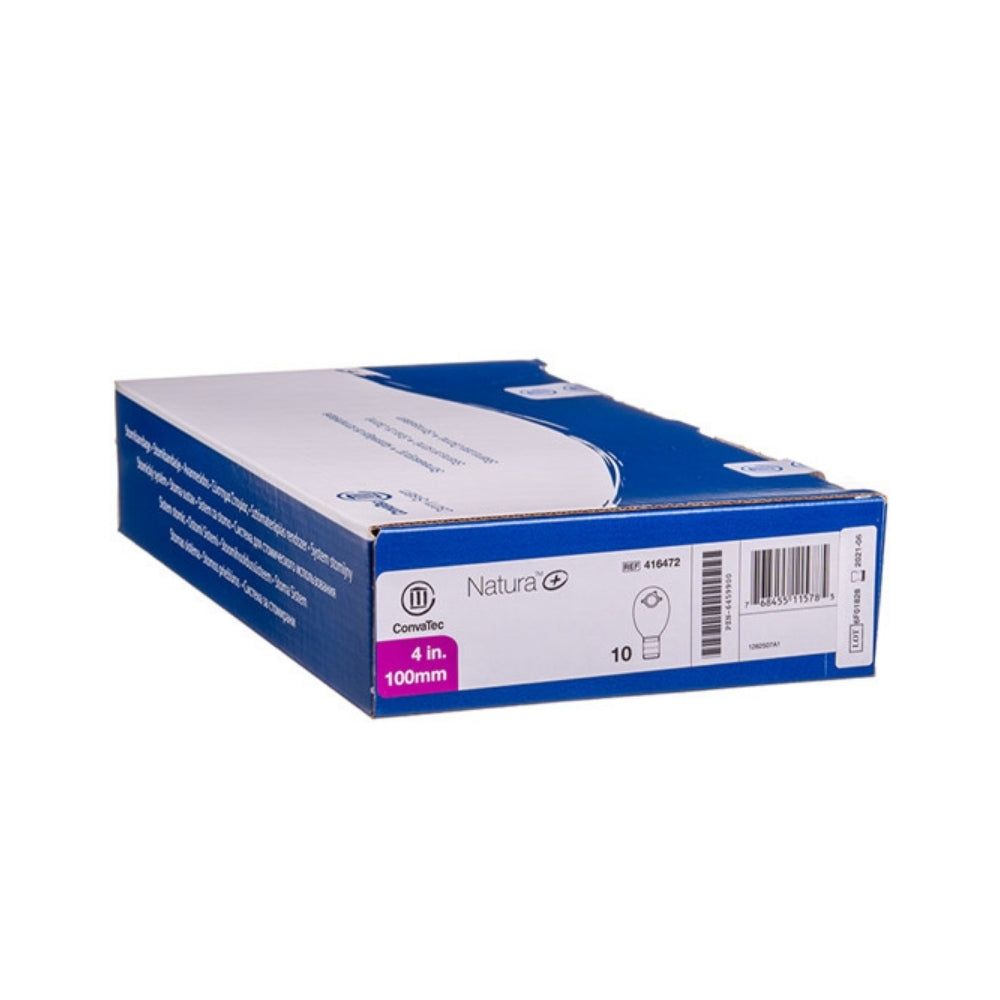 CONVATEC NATURA+DRAIN POUCH FILTER INVISI 100MM (416472) 10S