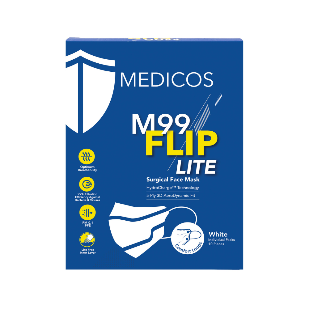MEDICOS M99 FLIP LITE WHITE 10S