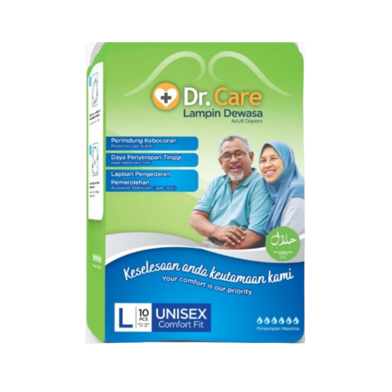 DR CARE DIAPERS L