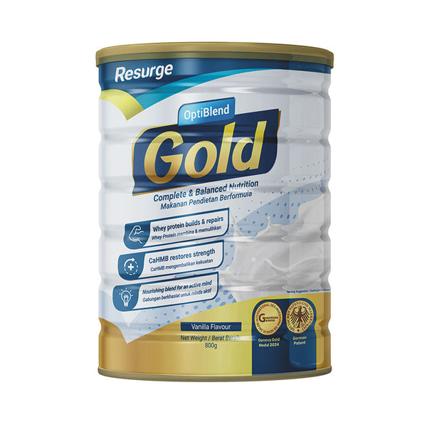 RESURGE OPTIBLEND GOLD VANILLA 800G