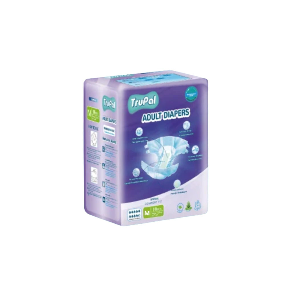 TRUPAL ADULT DIAPERS SUPREME M 10S
