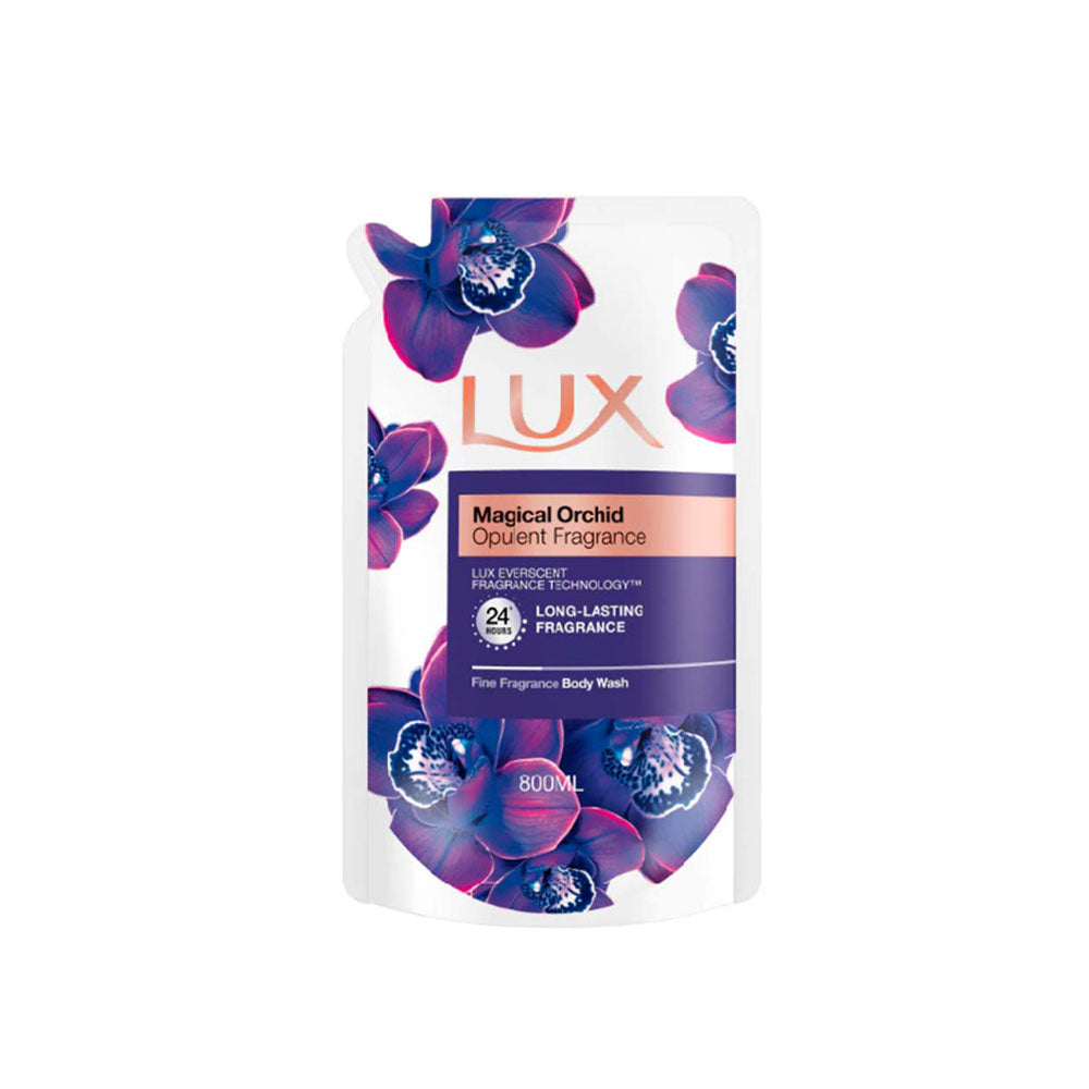 LUX BODY WASH MAGICAL ORCHID REFILL 800ML