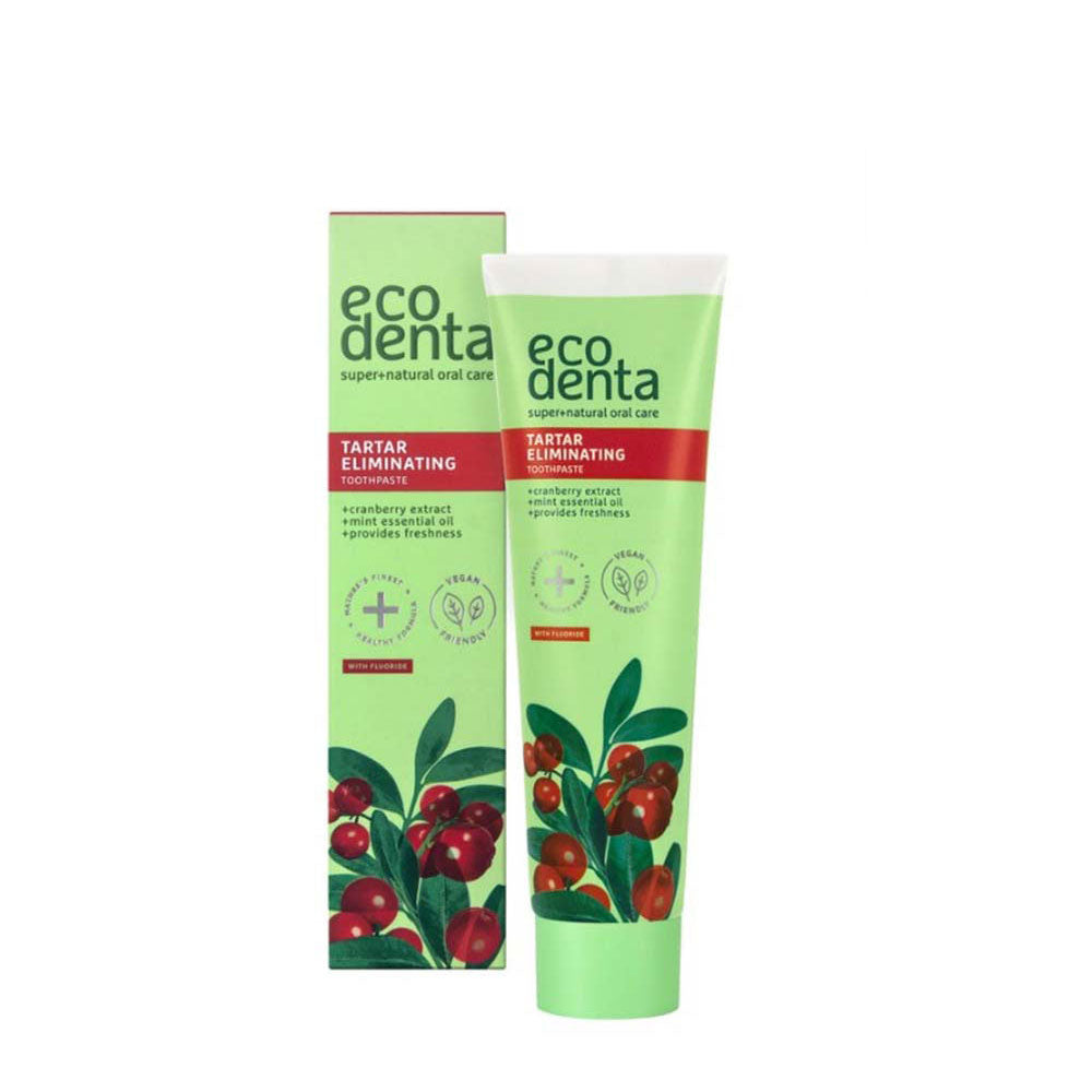 ECODENTA TARTAR ELIMINATING CRANBERRY TOOHTPASTE 100ML