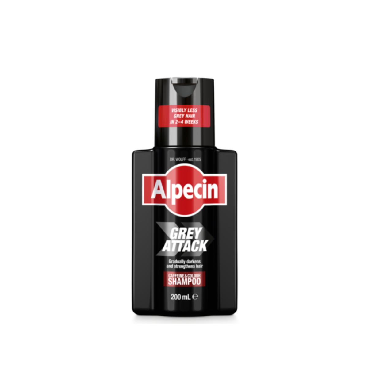 ALPECIN GREY ATTACK CAFFEINE & COLOUR SHAMPOO 200ML