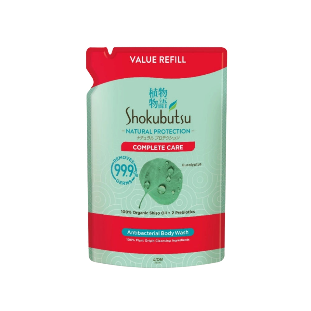 SHOKUBUTSU ANTIBACTERIAL BODY WASH COMPLETE CARE REFILL 800G