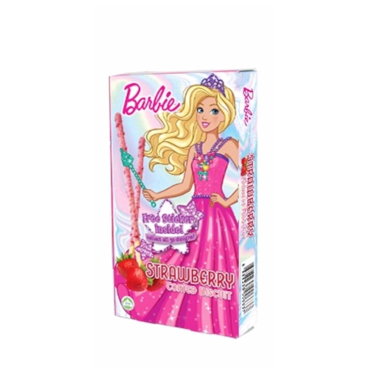 BARBIE COATED BISCUIT STRAWBERRY 32G