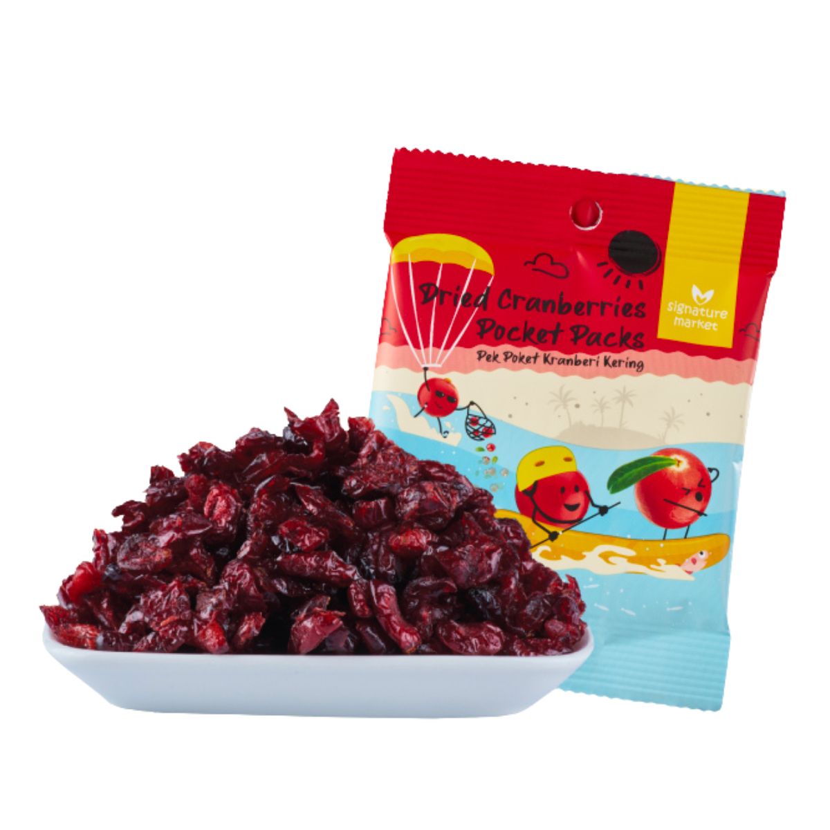 SIGNATURE MARKET DRIED CRANBERRY POCKET 25G