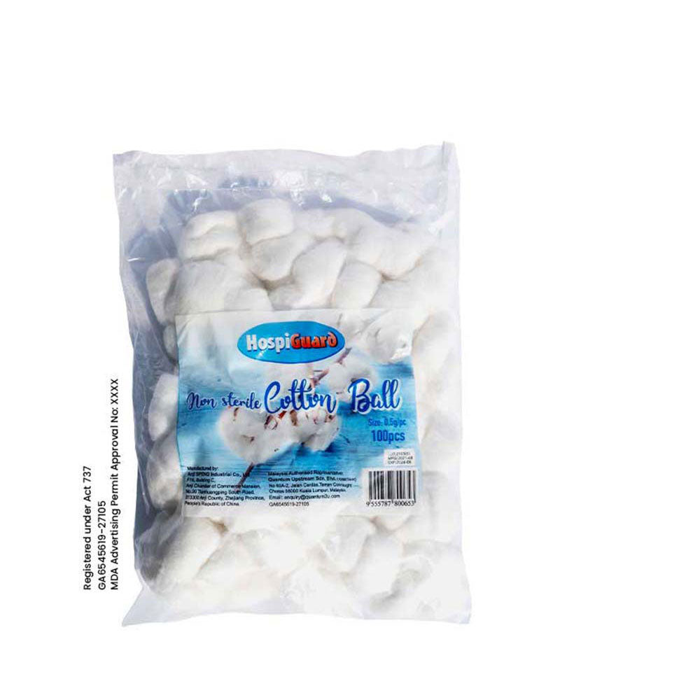 HOSPIGUARD COTTON BALLS 100S