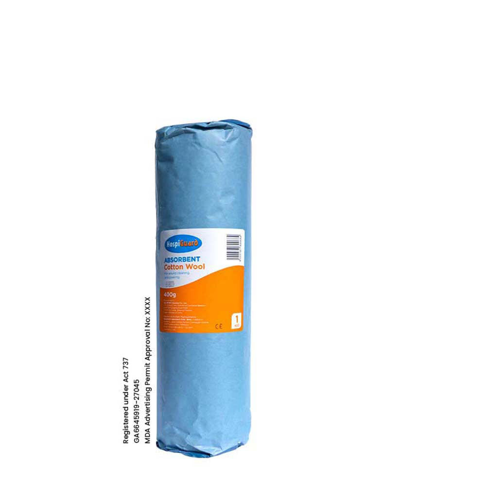 HOSPIGUARD COTTON WOOL 400G